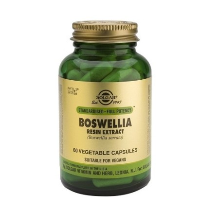 Solgar Boswellia Resin Extract, Φυτικό Εκχύλισμα με Αντιφλεγμονώδεις και Αντιαρθριτικές Ιδιότητες 60 φυτικές κάψουλες