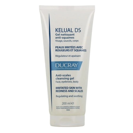 Ducray Kelual Ds Anti-Scales Cleansing Gel Τζελ Καθαρισμού για Πρόσωπο & Σώμα, 200ml