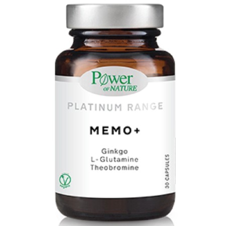 Power Of Nature Platinum Range Memo+, Συμπλήρωμα Διατροφής για τη Βελτίωση της Μνήμης 30 κάψουλες