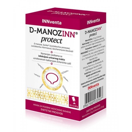 Innventa D-Manozinn Protect Σκόνη 10x2.5gr