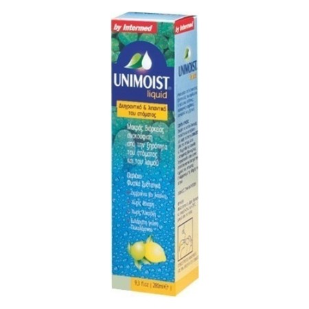 Intermed Unimoist Liquid Καθημερινή ανακούφιση της ξηροστομίας 280 ml