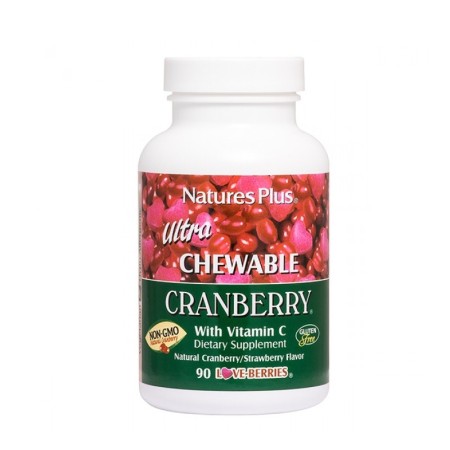 Natures Plus Ultra Chewable Cranberry 90 chewable tabs