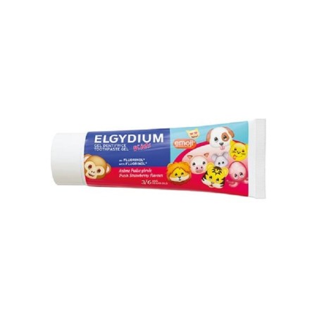 Elgydium Κids Emoji Παιδική Οδοντόκρεμα με γεύση Φράουλα 3-6 Ετών 50ml.