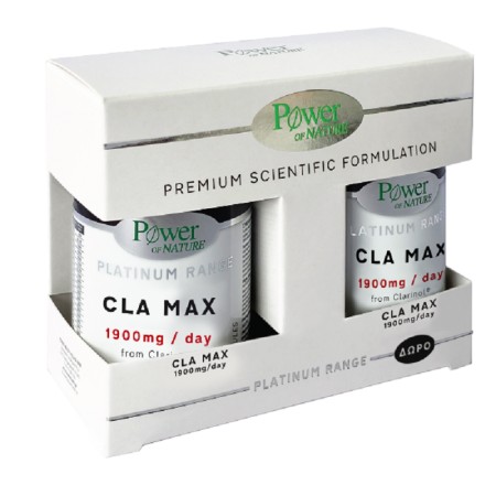 Power Health Xs CLA Max 1900mg/day from Clarinol, Συμπλήρωμα Διατροφής με Λινολεϊκό Οξύ για Αδυνάτισμα 60caps+ΔΩΡΟ CLA Max 60CAPS