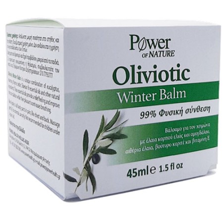 Power Health - Winter Balm Oliviotic Βάλσαμο με Αιθέρια Έλαια για το Κρυολόγημα , 45ml