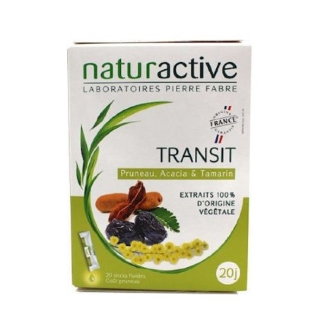 Naturactive Transit Συμπλήρωμα Διατροφής Για Βελτίωση Εντερικής Κινητικότητας 20 φακελίσκοι