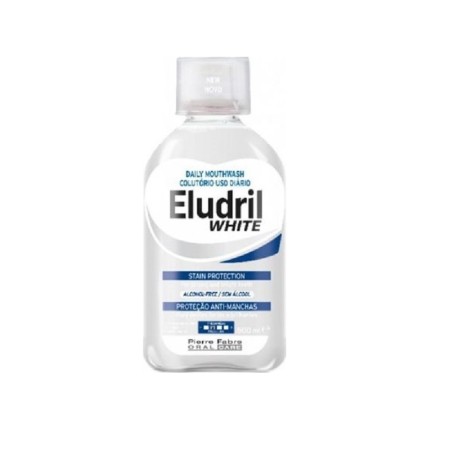 Elgydium Eludril White Daily Mouthwash , Στοματικό Διάλυμα για την πρόληψη των λεκέδων 500ml
