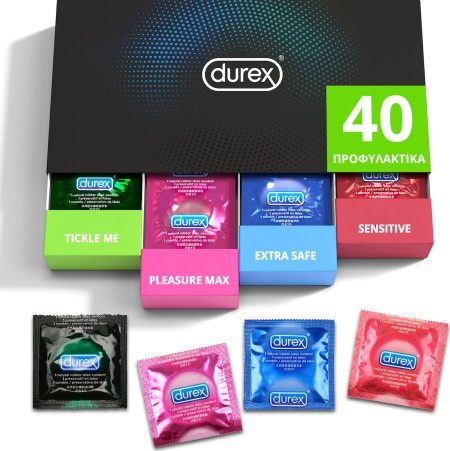 Durex - Surprise Me Premium Variety Pack Κασετίνα με Προφυλακτικά 40τμχ