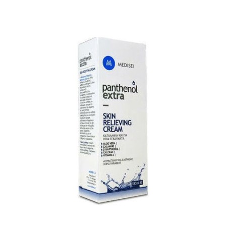 Medisei Panthenol Extra Skin Relieving Cream, Καταπραϋντική Ενυδατική Κρέμα για την Ερυθρότητα & τον Κνησμό 100ml