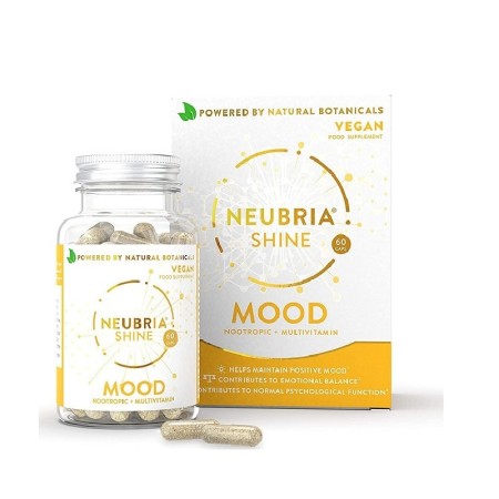 Neubria Shine MOOD Συμπλήρωμα Διατροφής Για Τη Φυσιολογική Ψυχολογική Ισορροπία 60 Κάψουλες