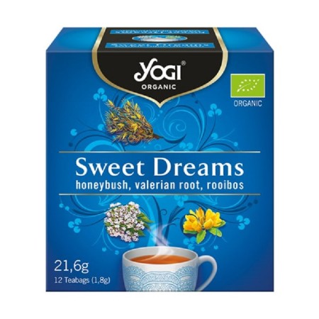 Yogi Organic Tea Sweet Dreams Τσάι Με Βαλεριάνα Για Χαλάρωση 12φακελάκια