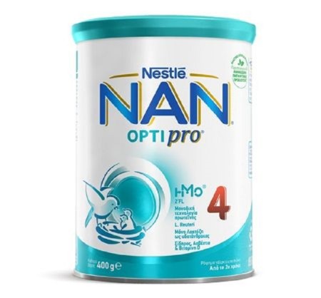 Nestle NAN 4 OptiPro Γάλα σε Σκόνη από το 2ο Χρόνο Ζωής 400gr