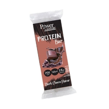 Power of Nature Protein Bar Dark Choco Flavor, Μπάρα με 14% περιεκτικότητα σε πρωτεϊνη 201 Kcal 50gr