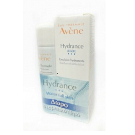 Avene Hydance Legere Emulsion Hydratante Cream-Ενυδατική Emulsion για Κανονικό & Μεικτό Ευαίσθητο Δέρμα, 40ml & ΔΩΡΟ Eau Thermale Water-Σπρέι Ιαματικού Νερού, 50ml