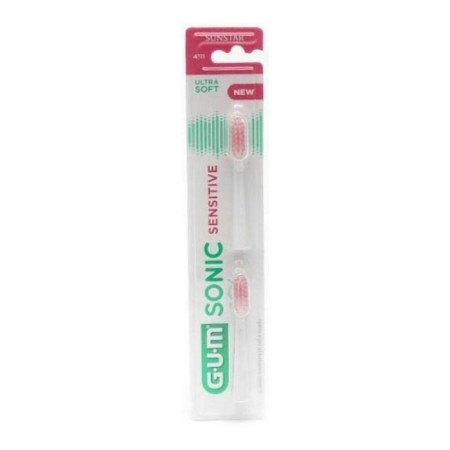 Sunstar Gum Sonic Sensitive Ultra Soft Refills 4111 Ανταλακτικά Οδοντόβουρτσας 2 τεμ.