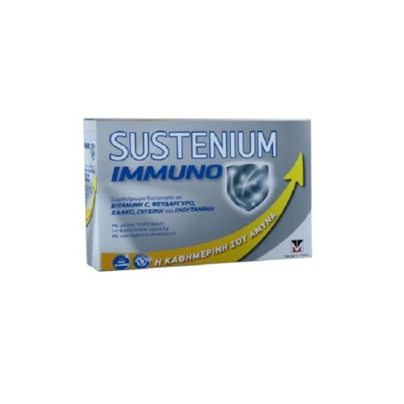 Menarini Sustenium Immuno Συμπλήρωμα Διατροφής για την Ενίσχυση του Ανοσοποιητικού 14 φακελάκια