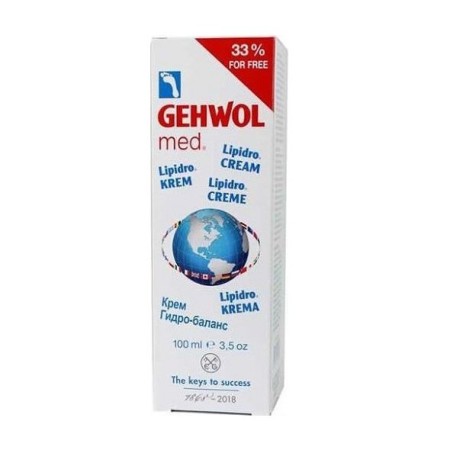Gehwol Med Lipidro Cream, Υδρολιπιδική Κρέμα Ποδιών 100ml