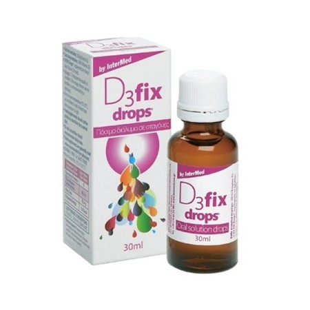 Intermed D3 Fix Drops, Βιταμίνη D3 σε Σταγόνες 30ml