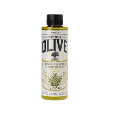 Korres Pure Greek Olive Showergel Olive Blossom, Αφρόλουτρο με Άρωμα Άνθη Ελιάς 250ml