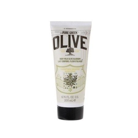 Korres Pure Greek Olive Body Cream Olive Blossom, Ενυδατικό Γαλάκτωμα με Άνθη Ελιάς 200ml