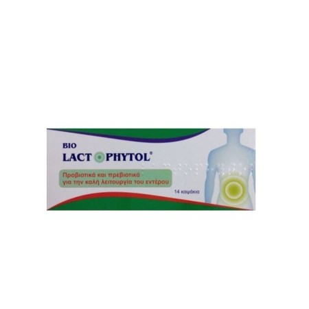 Medichrom Bio Lactophytol, Προβιοτικά & Πρεβιοτικά για την Καλή Λειτουργία του Εντέρου 14 καψάκια