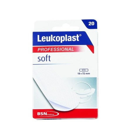 Leukoplast Professional Soft (19x72mm), Αυτοκόλλητα Επιθέματα για Μικροτραυματισμούς σε Ευαίσθητο Δέρμα 20τμχ