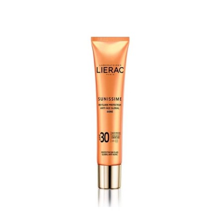 Lierac Sunissime BB Fluid Global Anti-Aging Golden SPF30, Αντιηλιακή Αντιγηραντική Κρέμα Προσώπου με Χρώμα 40ml