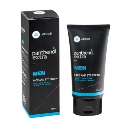 Medisei Panthenol Extra Men Face and Eye Cream, Ανδρική Ενυδατική Αντιρυτιδική Κρέμα Προσώπου και Ματιών 75ml