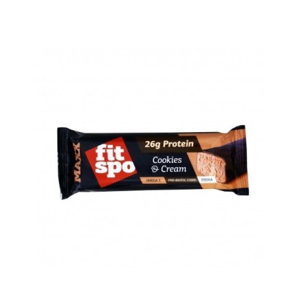 Fit Spo Maxx 26g Protein Cookies & Cream, Μπάρα Πρωτεΐνης 75g