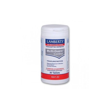 Lamberts Multi Guard Control Πολυβιταμίνη Υψηλής Δραστικότητας 30 ταμπλέτες
