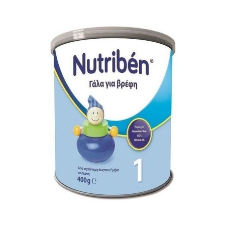 Nutriben 1, Γάλα για Βρέφη σε Σκόνη από τη Γέννηση 400g