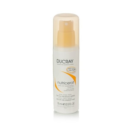 Ducray Nutricerat Spray, Σπρέι κατά της Ξηρότητας για Αφυδατωμένα Μαλλιά με Αντιηλιακό Φίλτρο 75ml