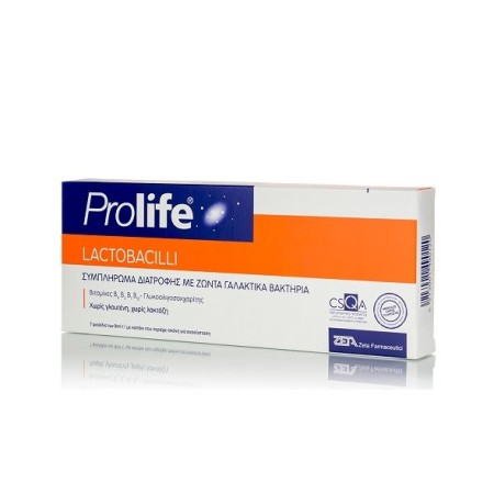 Epsilon Health Prolife Lactobacilli, Συμπλήρωμα Διατροφής με Προβιοτικά και Βιταμίνες Β, 7x8ml