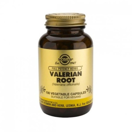 Solgar Valerian Root 100s, Συμπλήρωμα Διατροφής με Εκχύλισμα Ρίζας Βαλεριάνας 100 φυτικές κάψουλες
