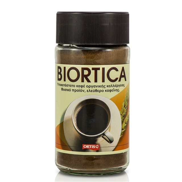 ORTIS BIORTICA Υποκατάστατο Καφέ Οργανικής Καλλιέργειας,Φυσικό Προϊόν Ελεύθερο Καφεϊνης 100gr