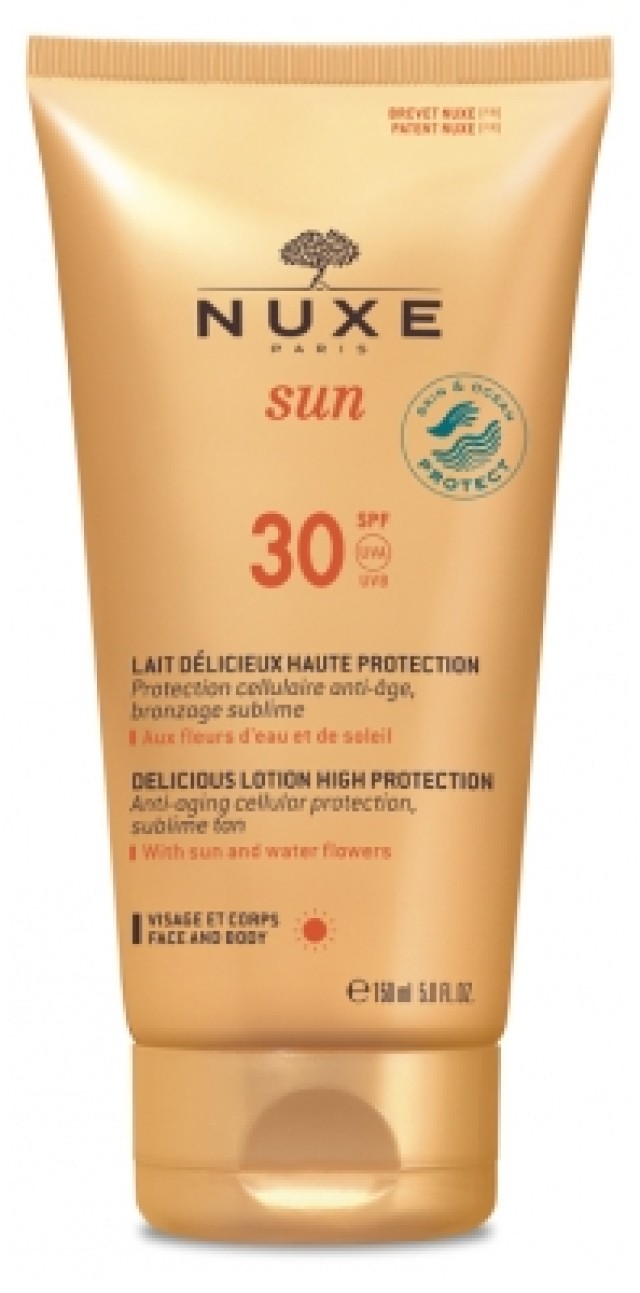 Nuxe Sun Lait Delicious Lotion High Protection Face & Body SPF30 150 ml