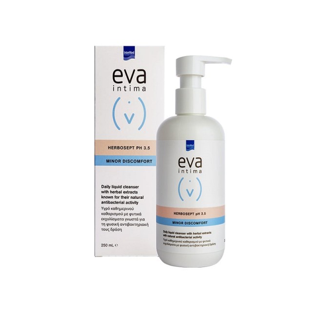 Intermed Eva Intima Wash Extrasept pH 3.5, Υγρό Καθαρισμού της Ευαίσθητης Περιοχής με Ήπια Αντισηπτική Δράση 250ml