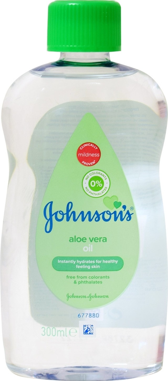 Johnsons Baby Oil με Aloe Vera 300ml