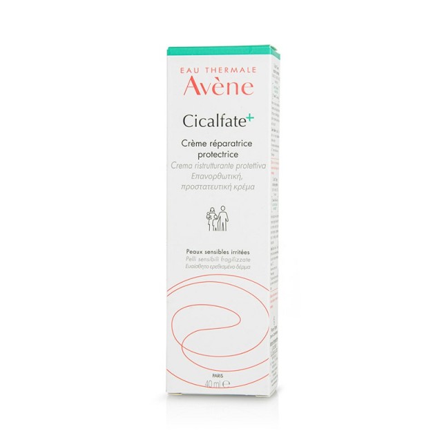 Avene Cicalfate + creme, Επανορθωτική Κρέμα για Ευαίσθητο Ερεθισμένο Δέρμα 40ml
