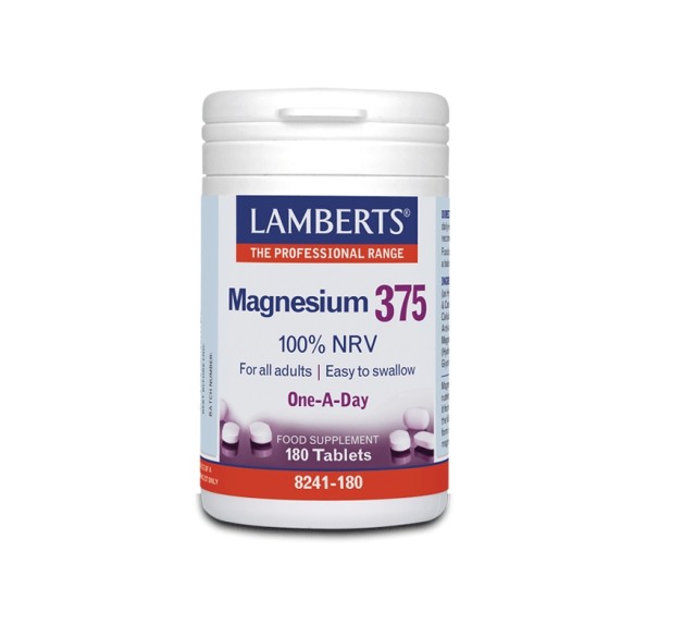 Lamberts Magnesium 375 100% NRV One A Day 180 tabs 8241-180