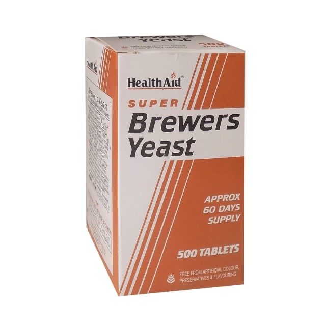 Health Aid Brewers Yeast, Μαγιά Μπύρας 500tabs