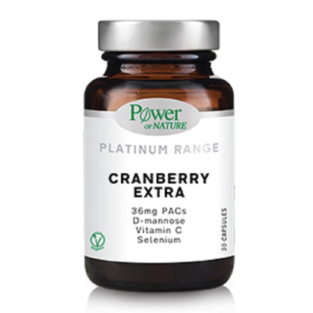 Power Health Platinum Range Cranberry Extra Συμπλήρωμα Διατροφής για Λοιμώξεις Ουροποιητικού, 30 Κάψουλες