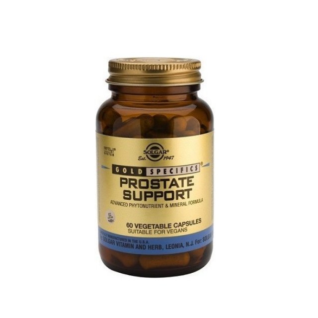 Solgar Prostate Support, Συμπλήρωμα Διατροφής για Προστασία από την Καλοήθη Υπερπλασία του Προστάτη 60 φυτικές κάψουλες