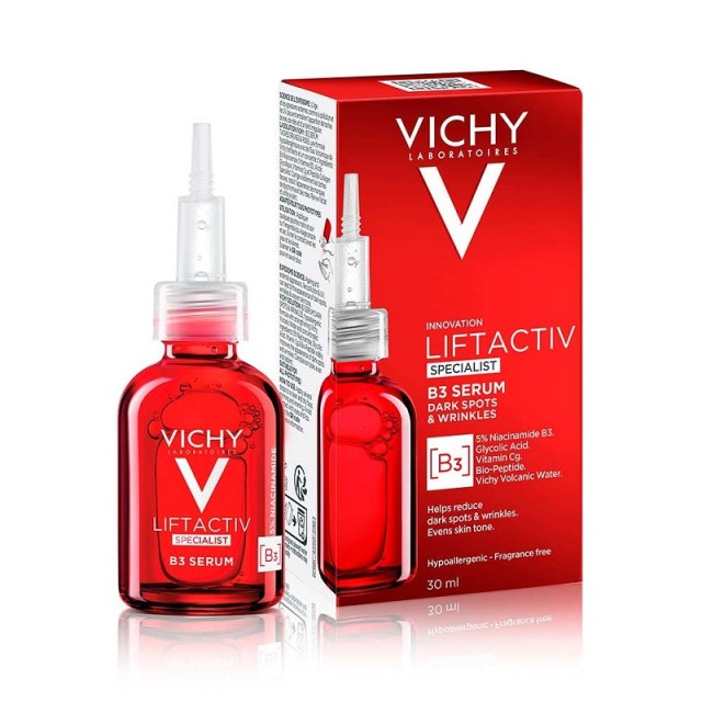 Vichy Liftactiv Specialist Serum B3 Ορός Κατά των Πανάδων, των Δυσχρωμιών & των Ρυτίδων, 30ml
