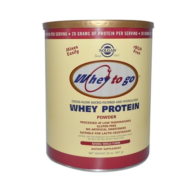 Solgar Whey To Go Protein Vanilla, Πρωτεΐνη Υψηλής Βιολογικής Αξίας Βανίλια 907g