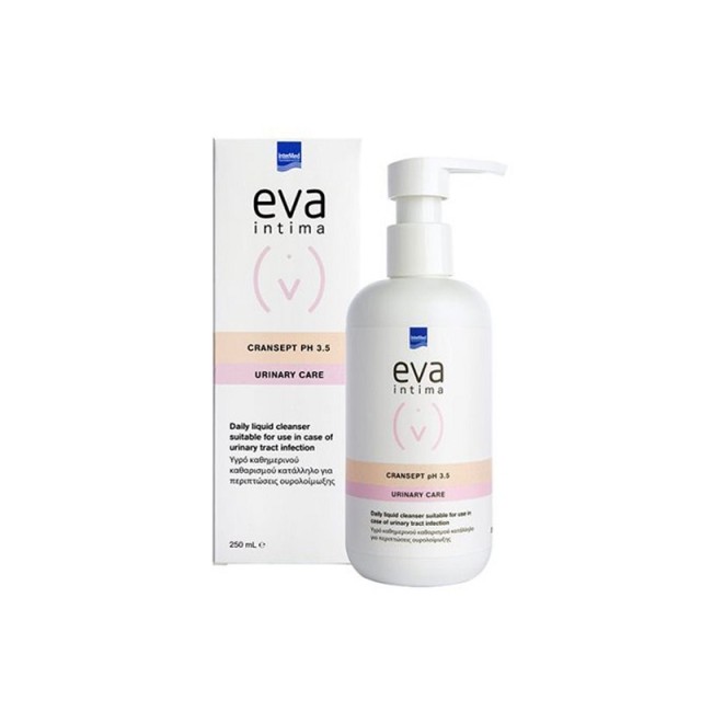 Intermed Eva Intima Wash CranSept pH 3.5, Υγρό Καθαρισμού Ευαίσθητης Περιοχής με Εκχύλισμα Κράνμπερι 250ml