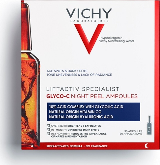 Vichy Liftactiv Specialist Glyco-C Night Peel Ampoules 30τμχ