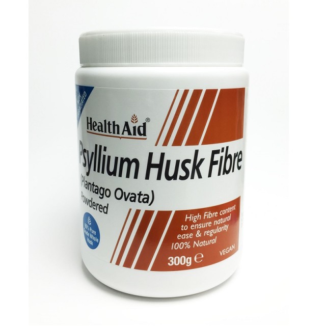 Health Aid Psyllium Husk Powder, Για την Κινητικότητα του Εντέρου Σε Σκόνη 300gr