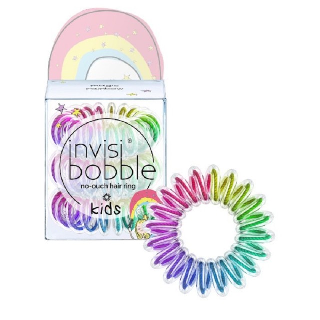 Invisibobble KIDS Λαστιχάκια Μαλλιών για κορίτσια Magic Rainbow, 3 τεμάχια
