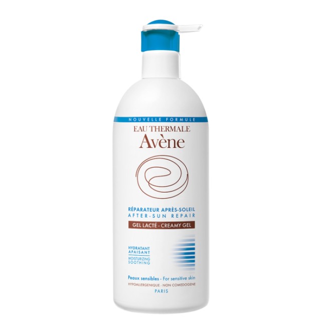 Avene Reparateur apres-soleil gel lacte, Επανορθωτικό Κρεμώδες Τζελ για Μετά τον Ήλιο 400ml